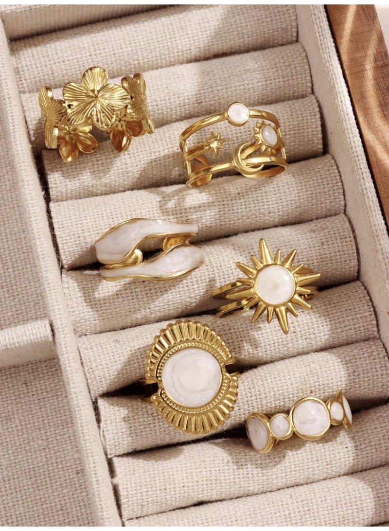 veya LUXURY WOMEN’S RING SET – 6 PIECES - Image 1